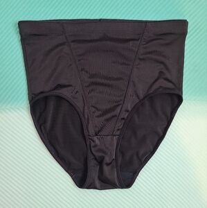 VTG K-mart High Waist Shaper Brief Panty Size Med Black